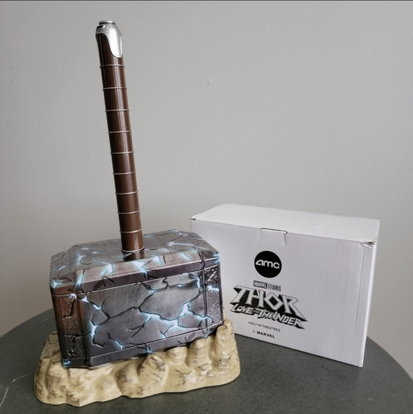 Marvel Other Marvel Thor Love And Thunder Mjlnir Amc Popcorn Bucket New In Box Poshmark